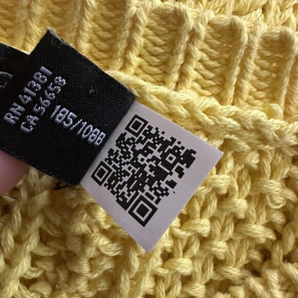 LRL Ralph Lauren Womens 3XL Yellow Cable Knit Long Sleeve Sweater Cotton Preppy - Picture 6 of 7